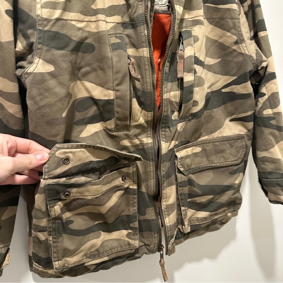 Gap Boys Jacket Green Camouflage S 10 - Picture 8 of 9